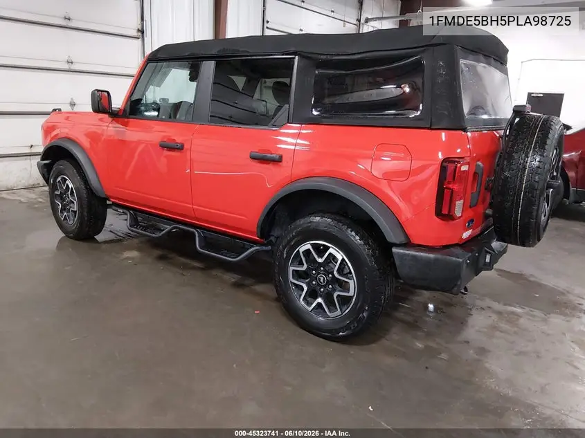 2023 Ford Bronco VIN: 1FMDE5BH5PLA98725 Lot: 45323741