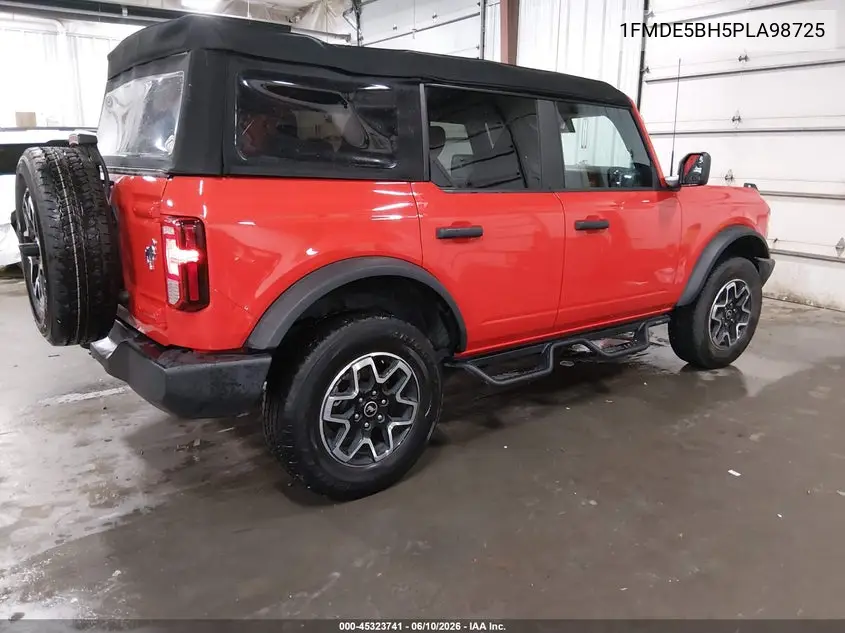 2023 Ford Bronco VIN: 1FMDE5BH5PLA98725 Lot: 45323741