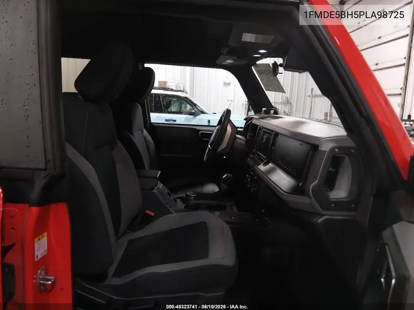2023 Ford Bronco VIN: 1FMDE5BH5PLA98725 Lot: 45323741