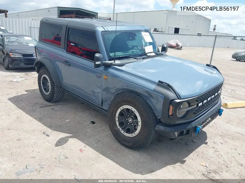 2023 Ford Bronco Badlands VIN: 1FMDE5CP4PLB56197 Lot: 45350324
