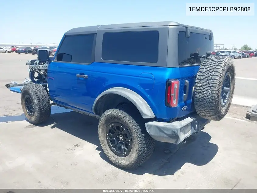 2023 Ford Bronco Wildtrak VIN: 1FMDE5CP0PLB92808 Lot: 45373077