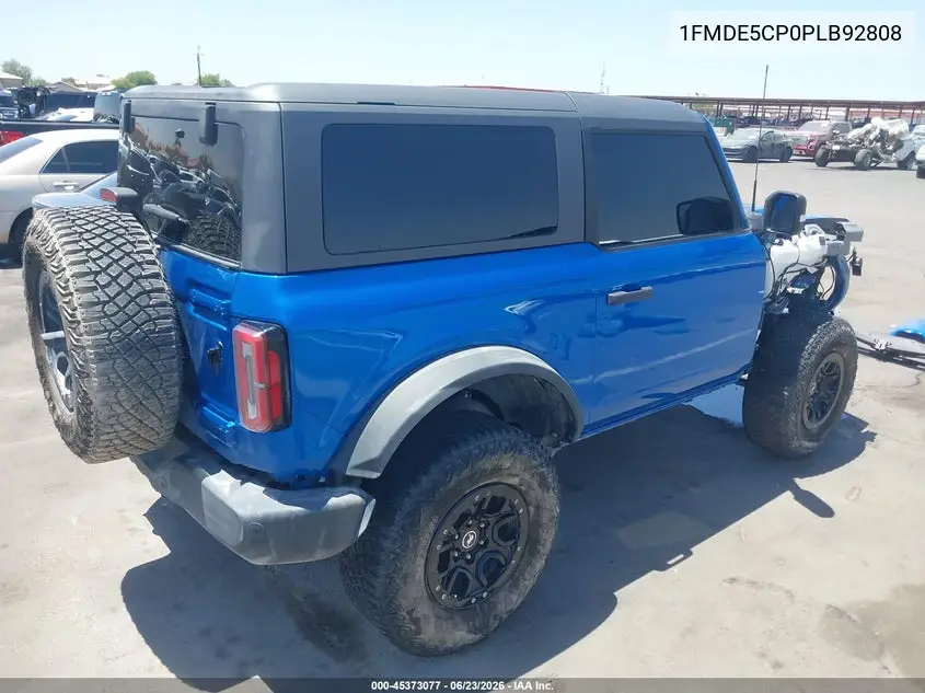 2023 Ford Bronco Wildtrak VIN: 1FMDE5CP0PLB92808 Lot: 45373077