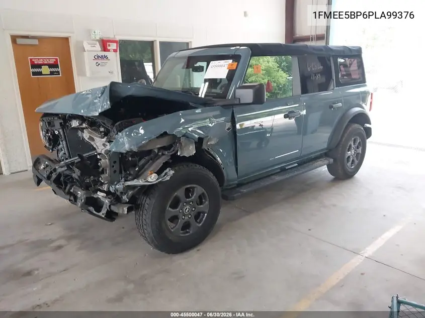 2023 Ford Bronco Big Bend/Black Diamond/Outer Banks VIN: 1FMEE5BP6PLA99376 Lot: 45500047