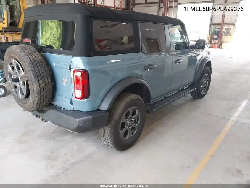 2023 Ford Bronco Big Bend/Black Diamond/Outer Banks VIN: 1FMEE5BP6PLA99376 Lot: 45500047