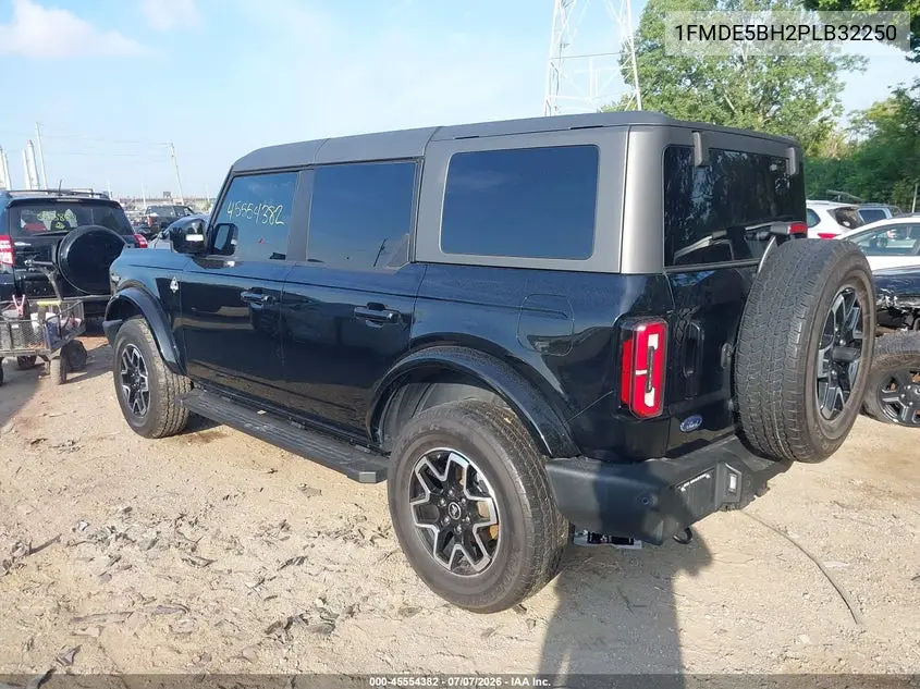 2023 Ford Bronco Outer Banks VIN: 1FMDE5BH2PLB32250 Lot: 45554382
