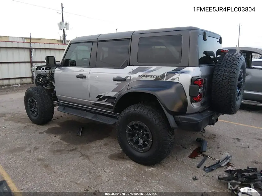 2023 Ford Bronco Raptor VIN: 1FMEE5JR4PLC03804 Lot: 45561378