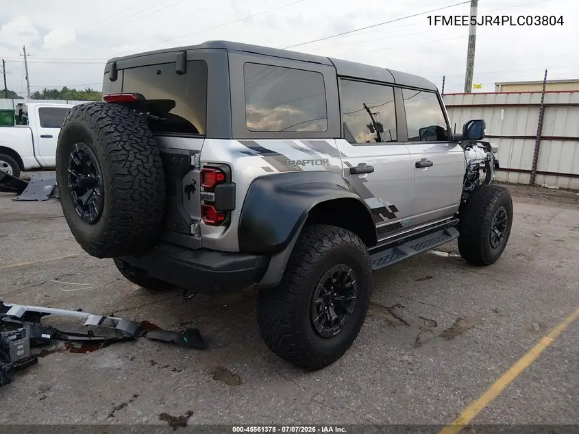 2023 Ford Bronco Raptor VIN: 1FMEE5JR4PLC03804 Lot: 45561378