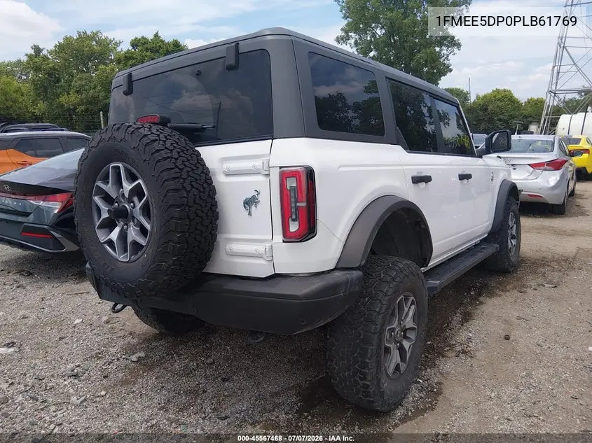 2023 Ford Bronco Badlands VIN: 1FMEE5DP0PLB61769 Lot: 45567468