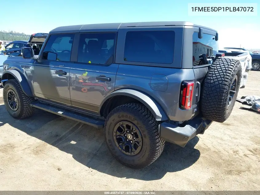 2023 Ford Bronco Wildtrak VIN: 1FMEE5DP1PLB47072 Lot: 45573757