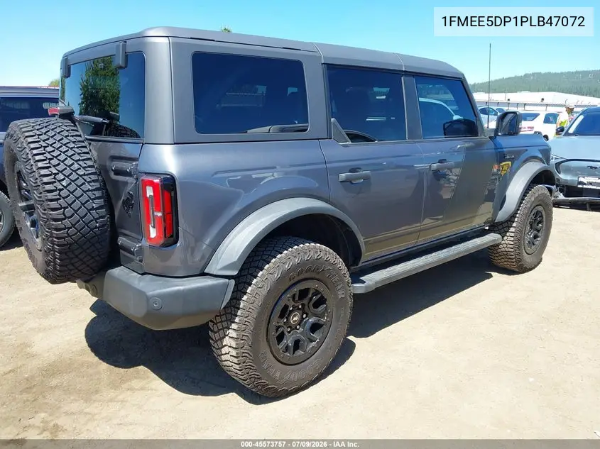 2023 Ford Bronco Wildtrak VIN: 1FMEE5DP1PLB47072 Lot: 45573757