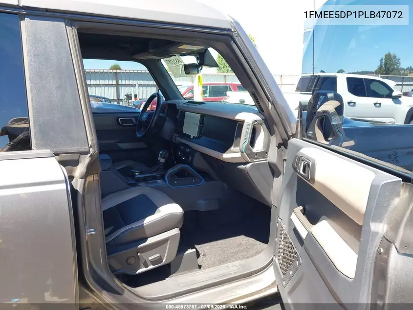 2023 Ford Bronco Wildtrak VIN: 1FMEE5DP1PLB47072 Lot: 45573757