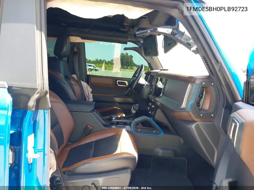 2023 Ford Bronco Outer Banks VIN: 1FMDE5BH0PLB92723 Lot: 45600901