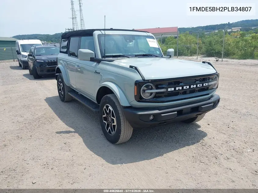2023 Ford Bronco Outer Banks VIN: 1FMDE5BH2PLB34807 Lot: 45626840