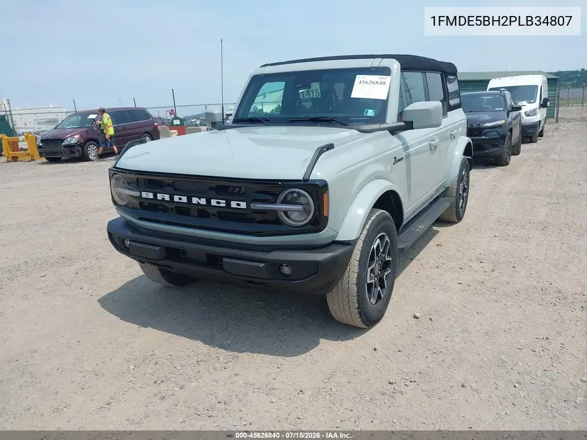 2023 Ford Bronco Outer Banks VIN: 1FMDE5BH2PLB34807 Lot: 45626840