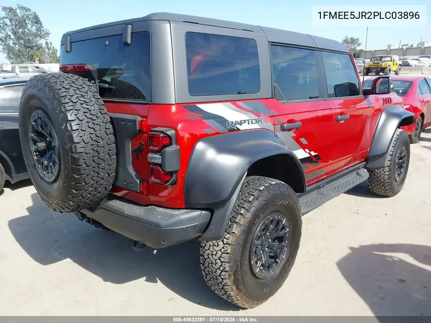 2023 Ford Bronco Raptor VIN: 1FMEE5JR2PLC03896 Lot: 45632391