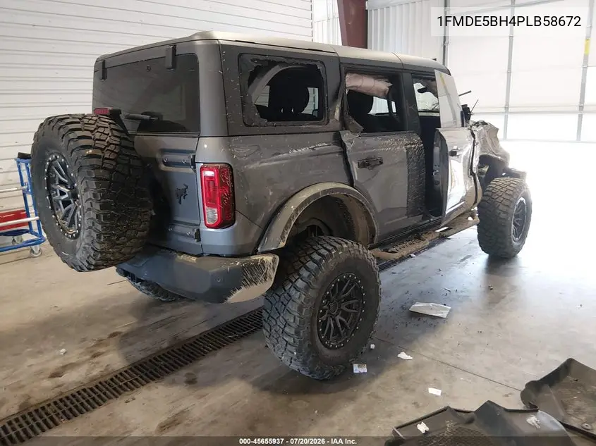 2023 Ford Bronco Big Bend VIN: 1FMDE5BH4PLB58672 Lot: 45655937