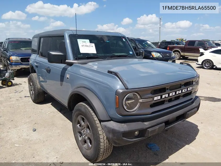 2024 Ford Bronco Big Bend VIN: 1FMDE7BH5RLA65500 Lot: 45306234