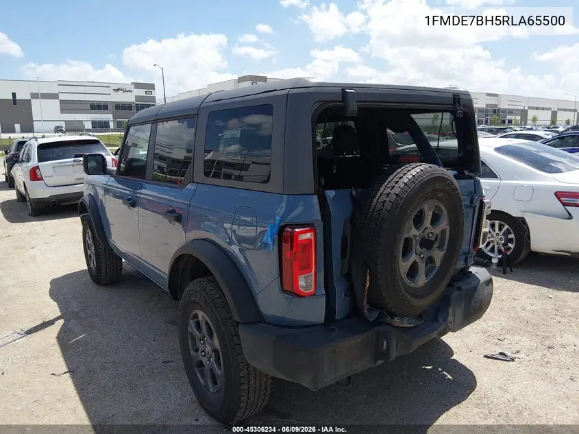 2024 Ford Bronco Big Bend VIN: 1FMDE7BH5RLA65500 Lot: 45306234