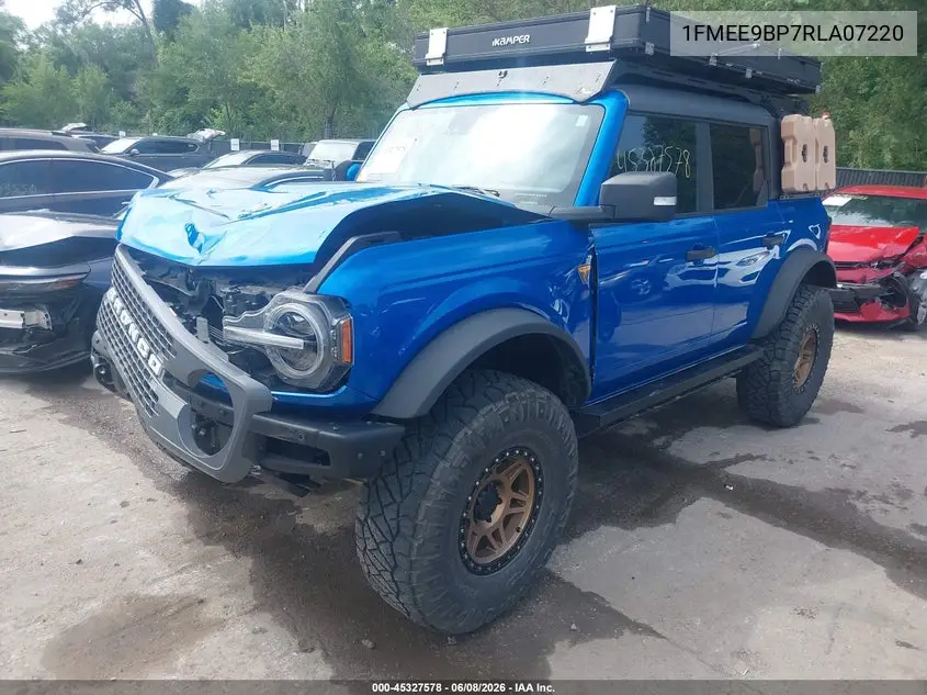 2024 Ford Bronco Badlands VIN: 1FMEE9BP7RLA07220 Lot: 45327578