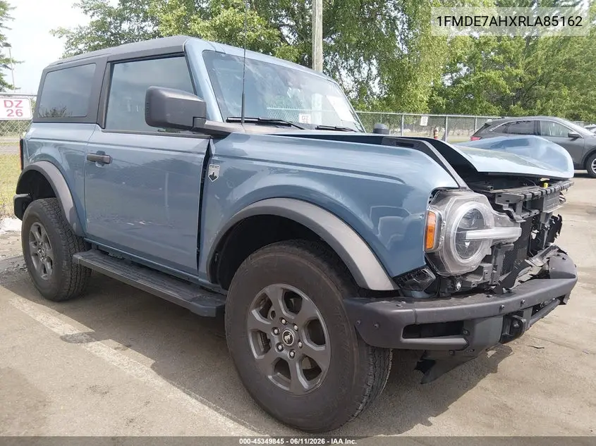 2024 Ford Bronco Big Bend VIN: 1FMDE7AHXRLA85162 Lot: 45349845