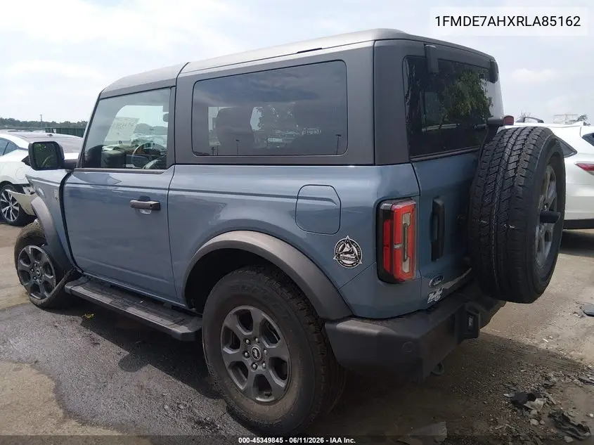 2024 Ford Bronco Big Bend VIN: 1FMDE7AHXRLA85162 Lot: 45349845