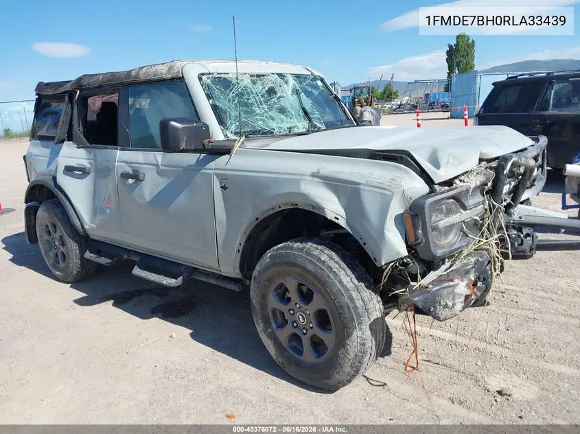 2024 Ford Bronco Big Bend VIN: 1FMDE7BH0RLA33439 Lot: 45376072