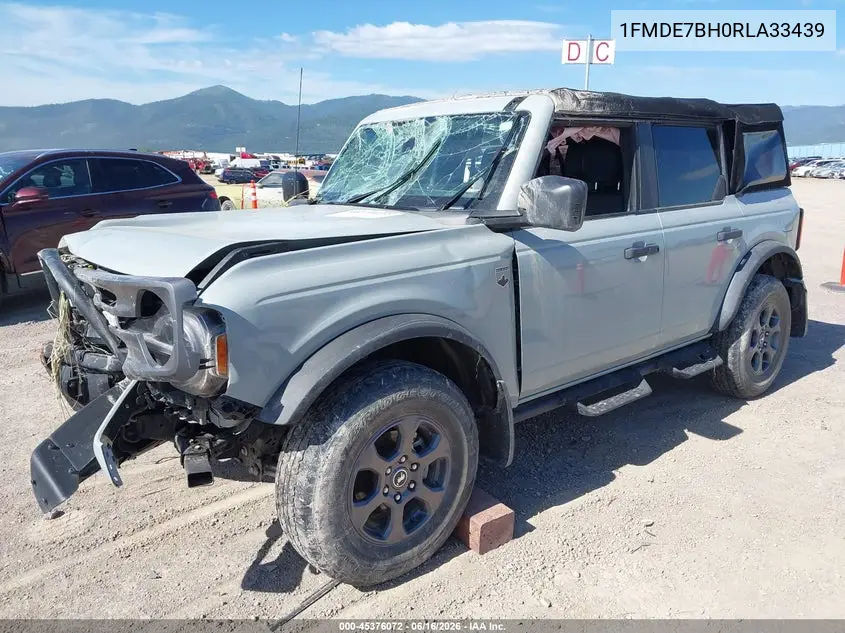 2024 Ford Bronco Big Bend VIN: 1FMDE7BH0RLA33439 Lot: 45376072