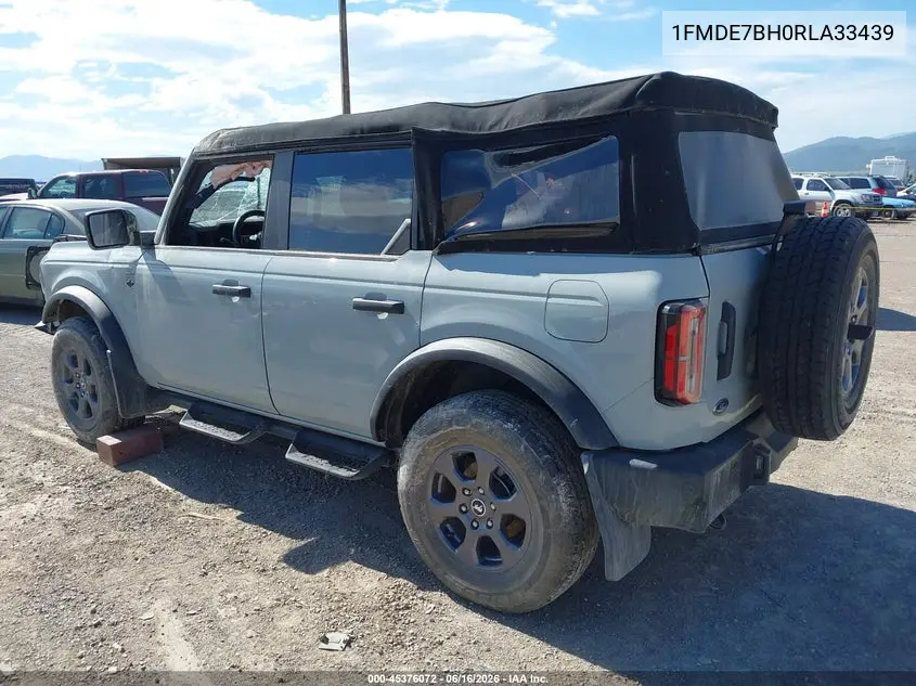 2024 Ford Bronco Big Bend VIN: 1FMDE7BH0RLA33439 Lot: 45376072