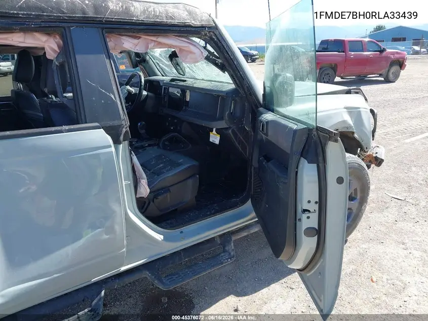 2024 Ford Bronco Big Bend VIN: 1FMDE7BH0RLA33439 Lot: 45376072
