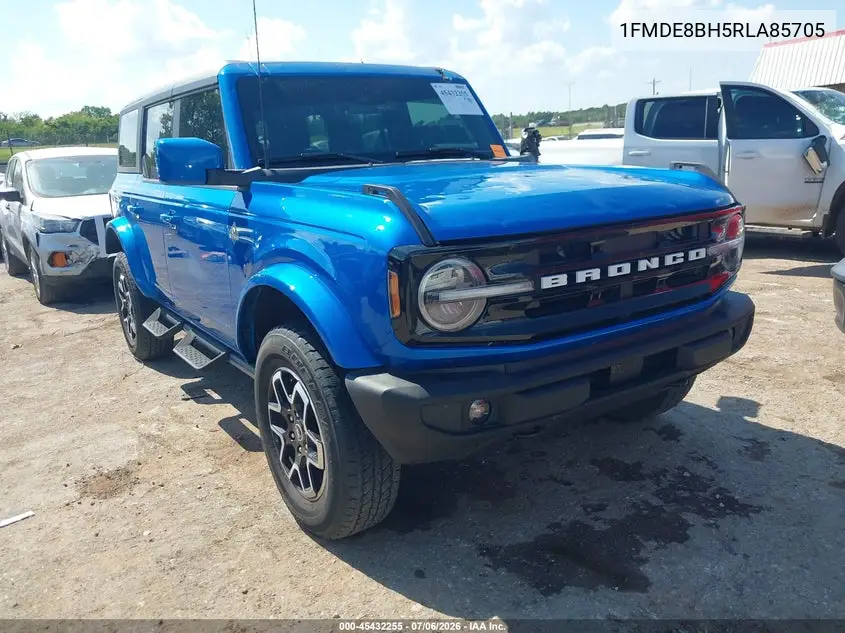 2024 Ford Bronco Outer Banks VIN: 1FMDE8BH5RLA85705 Lot: 45432255