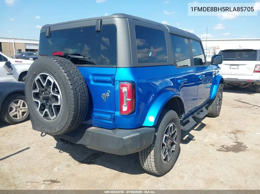 2024 Ford Bronco Outer Banks VIN: 1FMDE8BH5RLA85705 Lot: 45432255