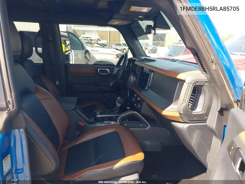 2024 Ford Bronco Outer Banks VIN: 1FMDE8BH5RLA85705 Lot: 45432255