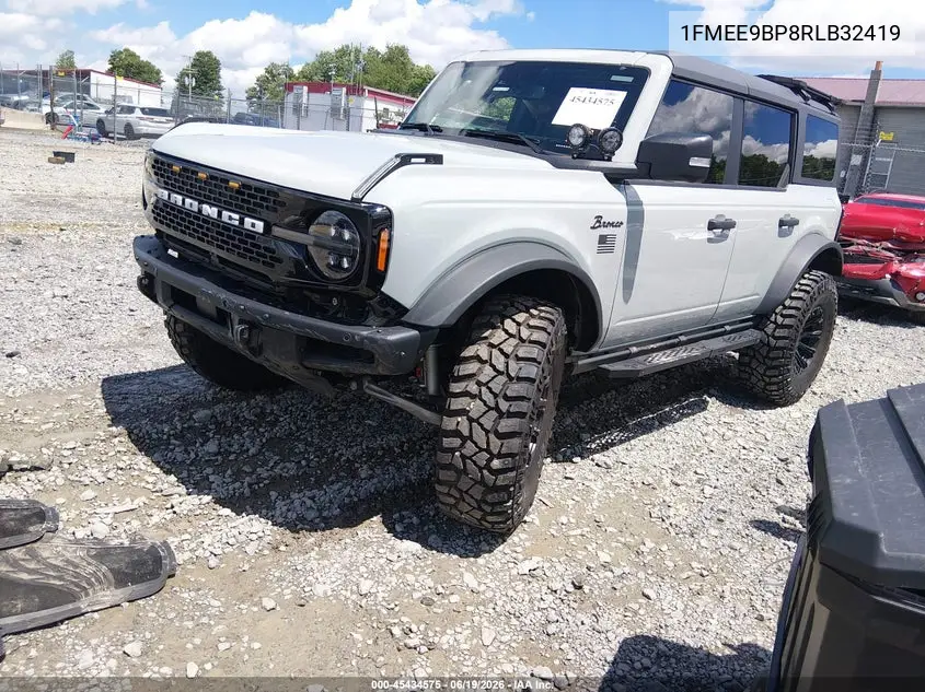 2024 Ford Bronco Badlands VIN: 1FMEE9BP8RLB32419 Lot: 45434575
