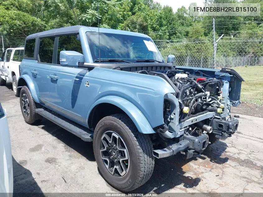 2024 Ford Bronco Outer Banks VIN: 1FMDE8BH2RLB15100 Lot: 45454160