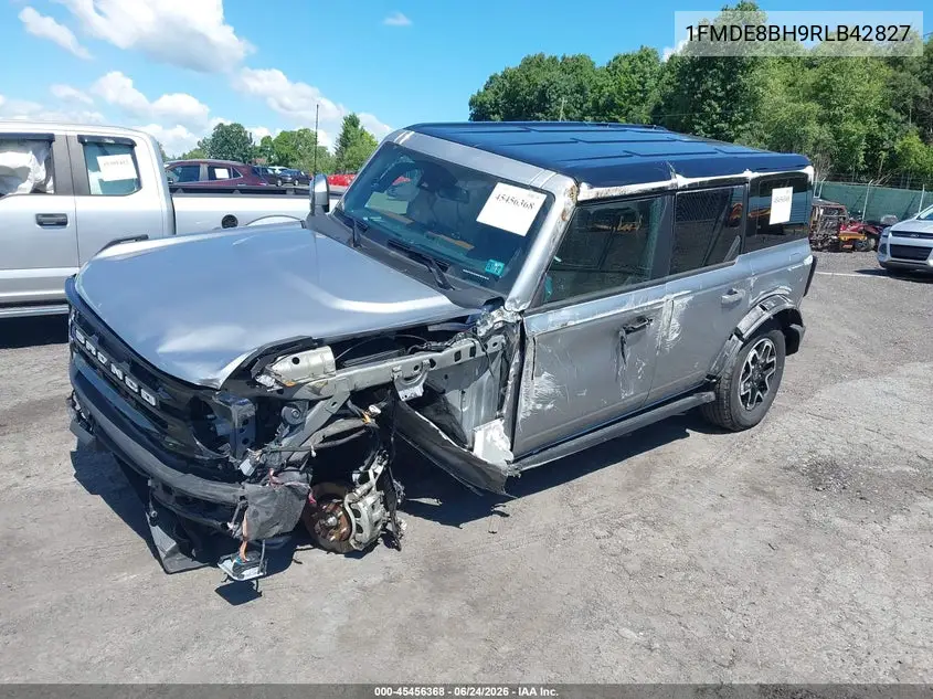 2024 Ford Bronco Outer Banks VIN: 1FMDE8BH9RLB42827 Lot: 45456368