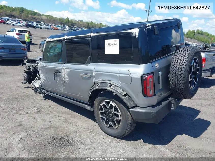 2024 Ford Bronco Outer Banks VIN: 1FMDE8BH9RLB42827 Lot: 45456368