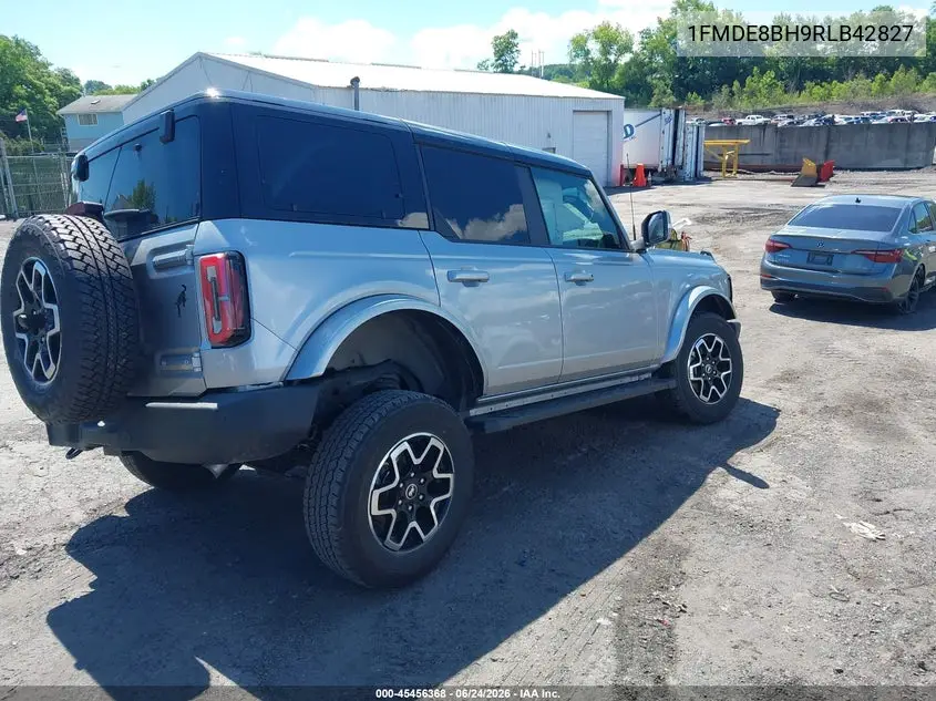 2024 Ford Bronco Outer Banks VIN: 1FMDE8BH9RLB42827 Lot: 45456368
