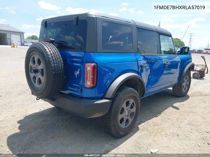 2024 Ford Bronco Big Bend VIN: 1FMDE7BHXRLA57019 Lot: 45472107