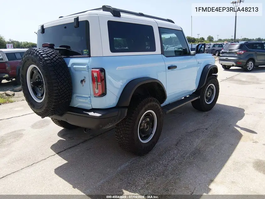2024 Ford Bronco Heritage Limited Edition VIN: 1FMDE4EP3RLA48213 Lot: 45544646