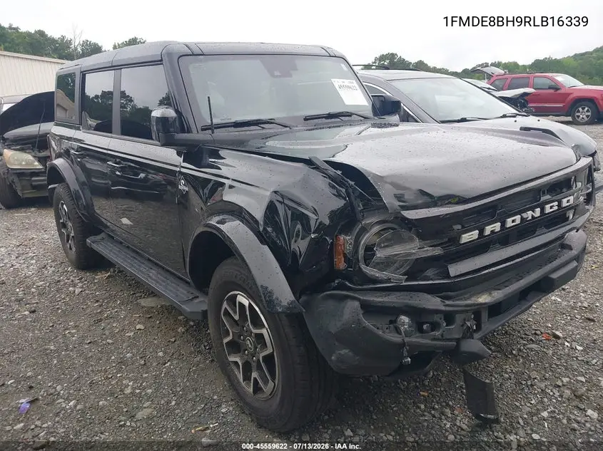 2024 Ford Bronco Outer Banks VIN: 1FMDE8BH9RLB16339 Lot: 45559622