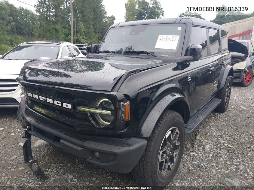 2024 Ford Bronco Outer Banks VIN: 1FMDE8BH9RLB16339 Lot: 45559622