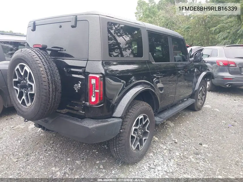 2024 Ford Bronco Outer Banks VIN: 1FMDE8BH9RLB16339 Lot: 45559622