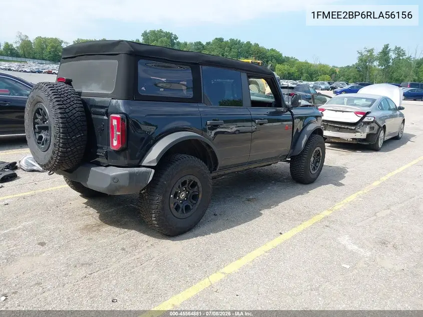2024 Ford Bronco Wildtrak VIN: 1FMEE2BP6RLA56156 Lot: 45564881