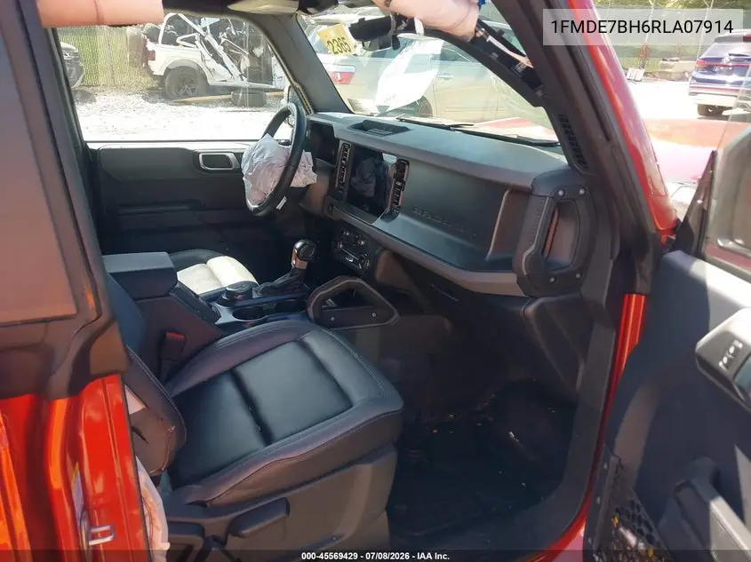 2024 Ford Bronco Big Bend VIN: 1FMDE7BH6RLA07914 Lot: 45569429