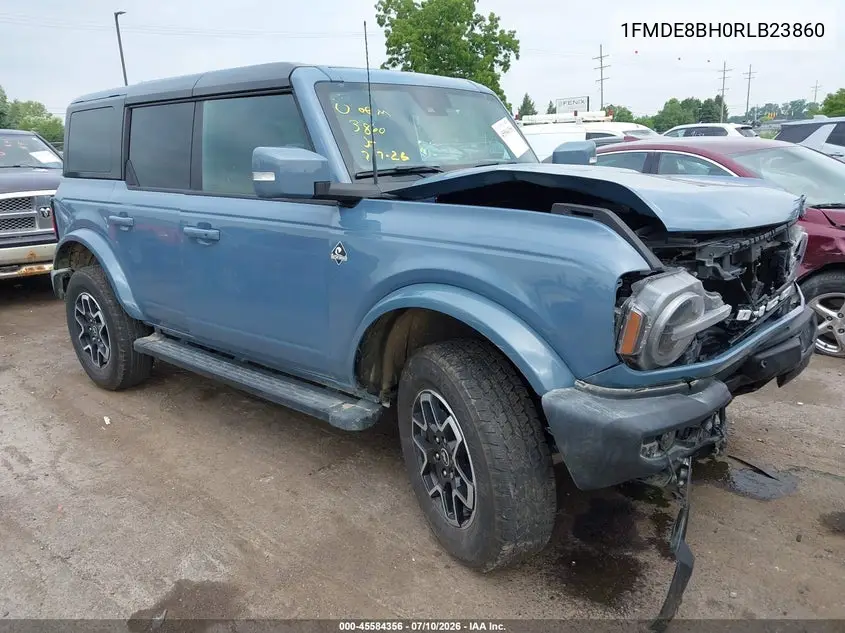 2024 Ford Bronco Outer Banks VIN: 1FMDE8BH0RLB23860 Lot: 45584356