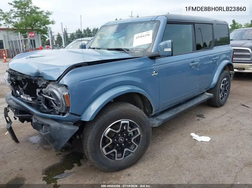 2024 Ford Bronco Outer Banks VIN: 1FMDE8BH0RLB23860 Lot: 45584356