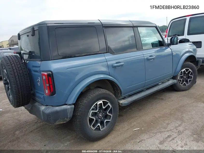 2024 Ford Bronco Outer Banks VIN: 1FMDE8BH0RLB23860 Lot: 45584356