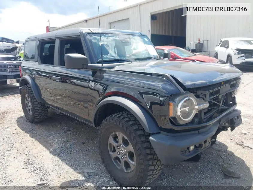 2024 Ford Bronco Big Bend VIN: 1FMDE7BH2RLB07346 Lot: 45589591