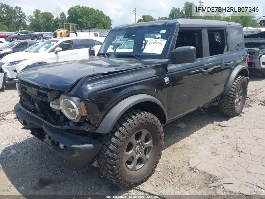 2024 Ford Bronco Big Bend VIN: 1FMDE7BH2RLB07346 Lot: 45589591