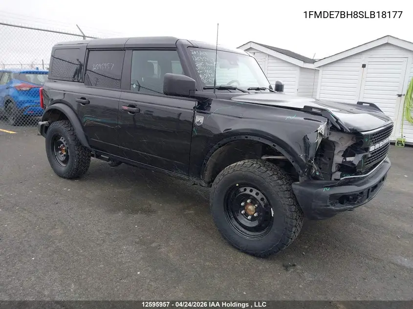 2025 Ford Bronco Big Bend VIN: 1FMDE7BH8SLB18177 Lot: 12595957